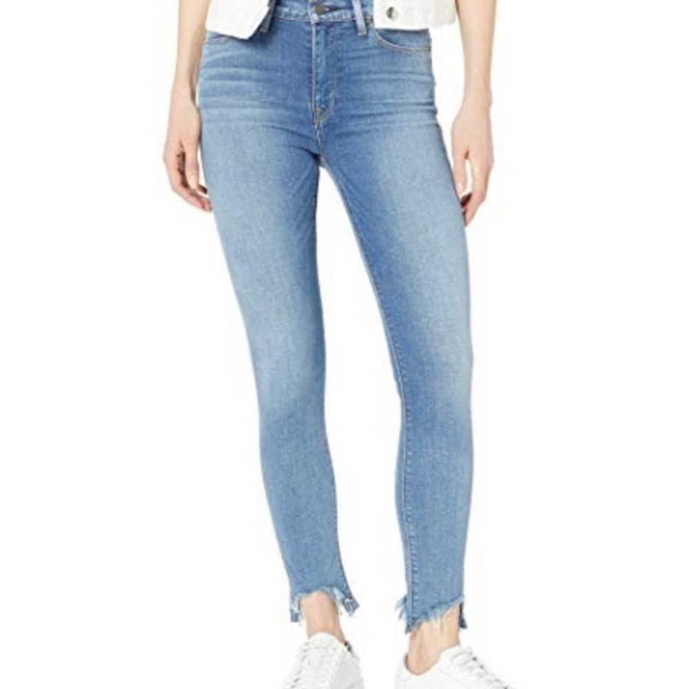 Hudson Designer Jeans Barbara Super Skinny Distressed 31